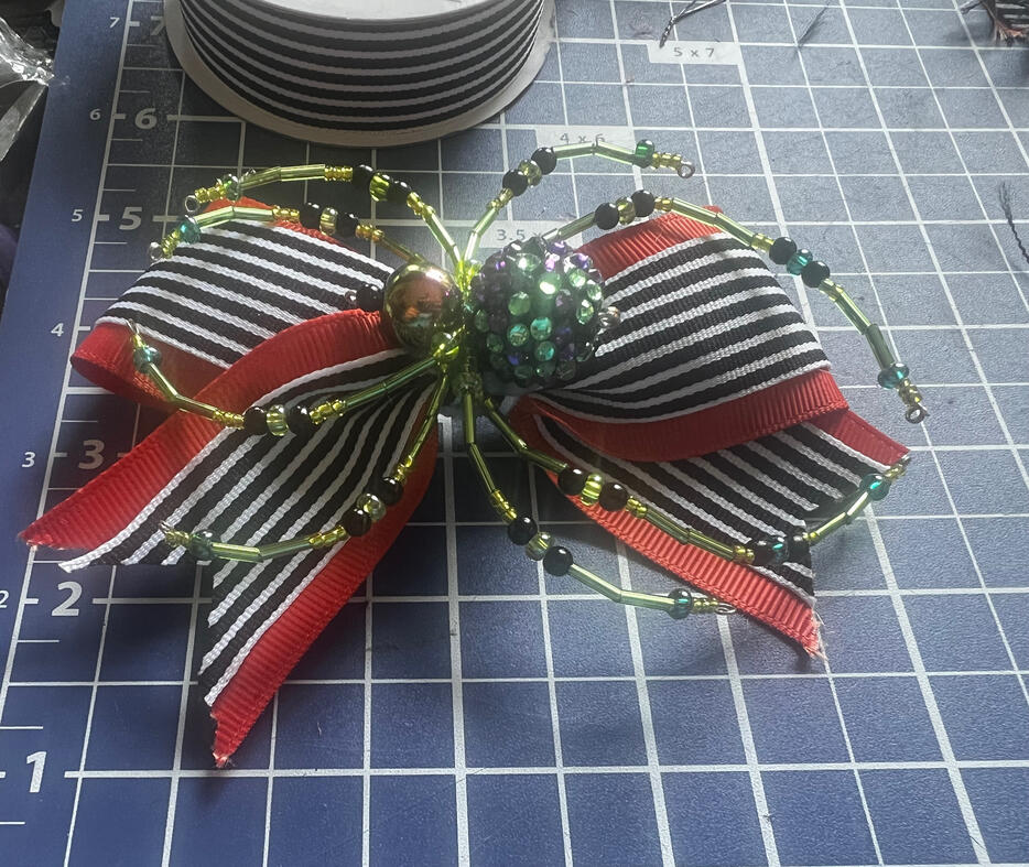 Spider Hair Bow