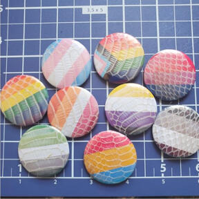 Snake Shed Pride Buttons