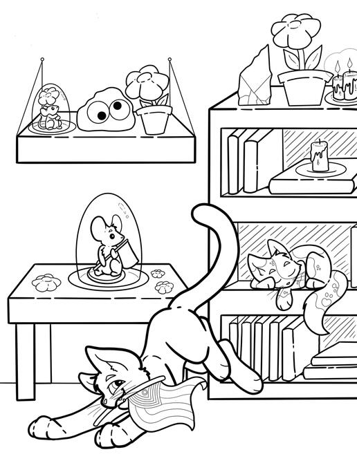 Moonstone Pride Coloring Page Moonstone Pride Coloring Page